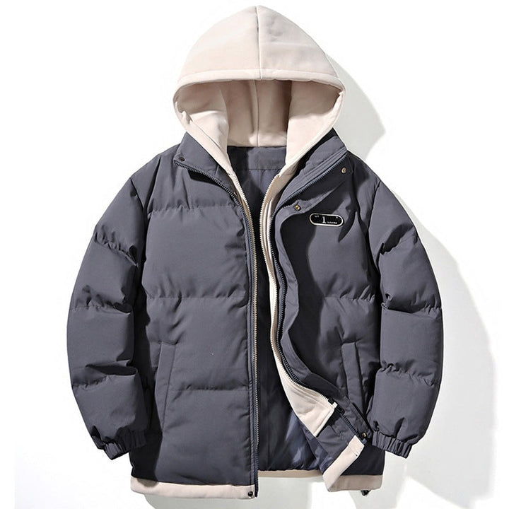 Dam Vadderad Oversize Vadderad Jacka med Huva, Drawstring &amp; Elastic Muddar