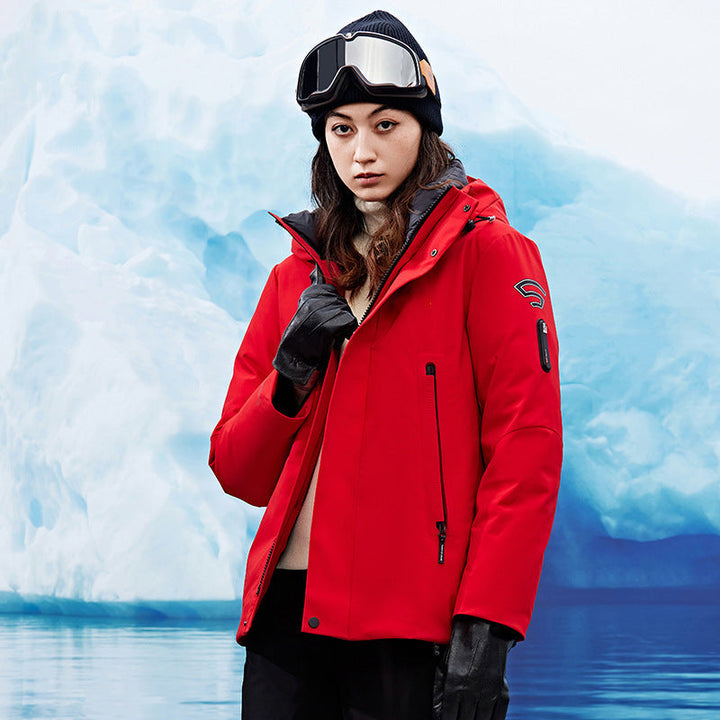 Herr Vindskyddande och Andningsbar Softshell Parka med Huva