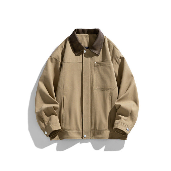 Herr Overshirt med Klassisk Bröstfickor