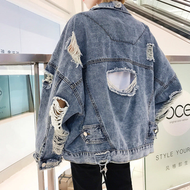 Dam Oversize Denimjacka