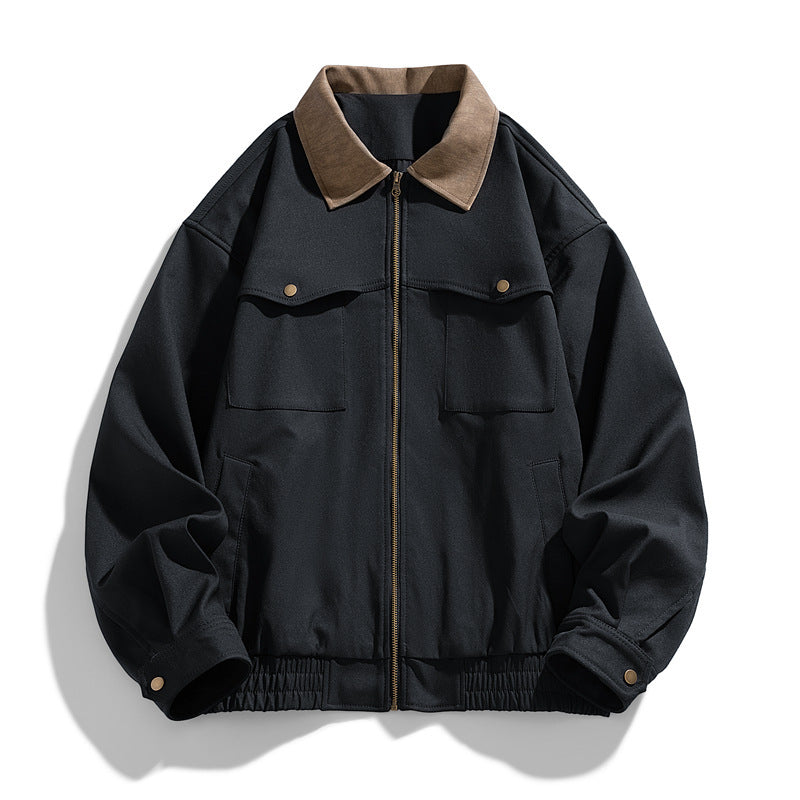 Herr Modern Nylon Jacka med Fickor