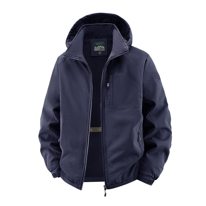 Herr Urban Allväders Resor Anorak med Mesh Foder och Dold Dragkedja