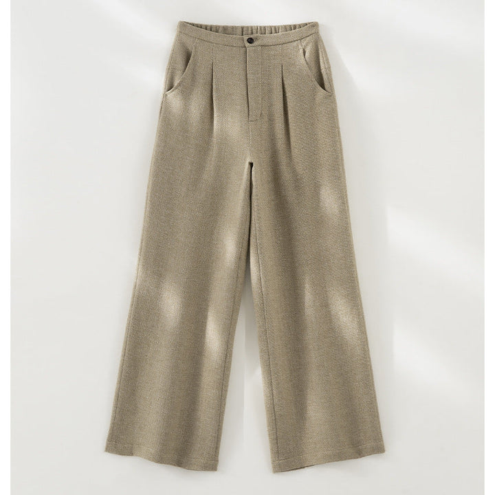 Dam ärmlös skräddad ullblandning väst med shawl krage look och midja strap