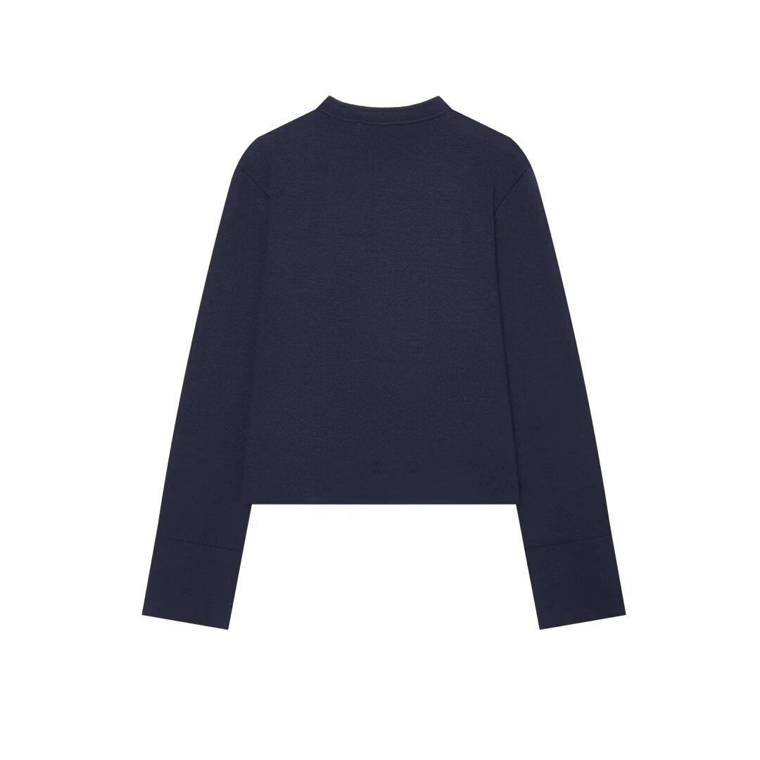 Dam Kort Textured Shacket Jacka med Stå Krage, Dekorativ Row Knappar och Extended Muddar