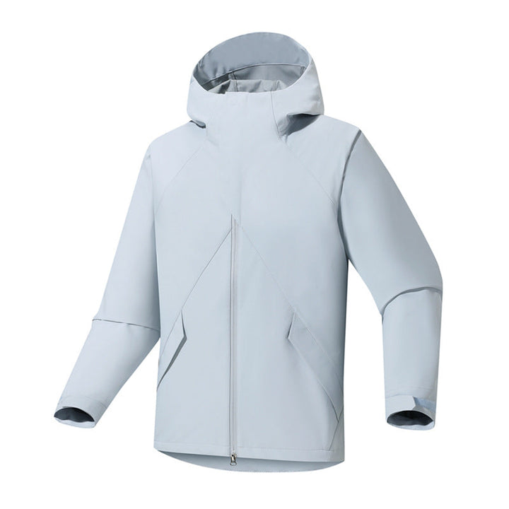 Herr urban softshell Trekking parka med seam-sealed väderskydd membran och anatomical huva