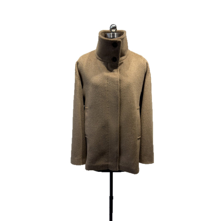 Dam bekväm fleece oversized jacka