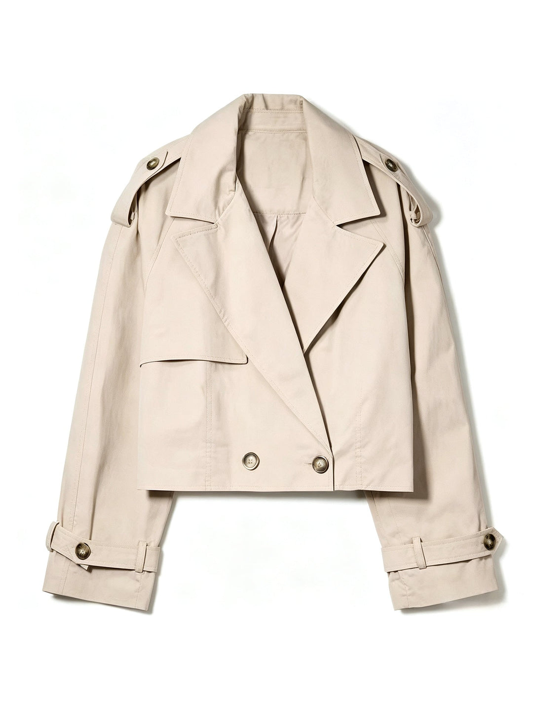 Dam Snygg Kort Trenchcoat