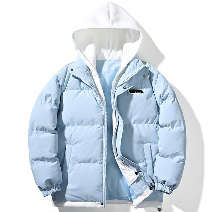 Dam Vadderad Oversize Vadderad Jacka med Huva, Drawstring &amp; Elastic Muddar