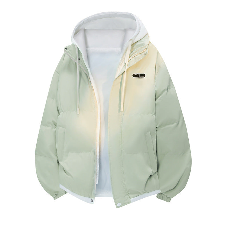 Dam Vadderad Oversize Vadderad Jacka med Huva, Drawstring &amp; Elastic Muddar