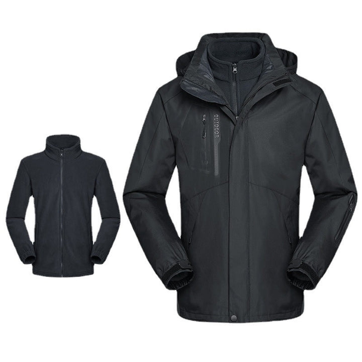Herr Andningsbar och Vattentät Softshell Utomhus Jacka med Welded Sömmar och Multifunctional Fickor