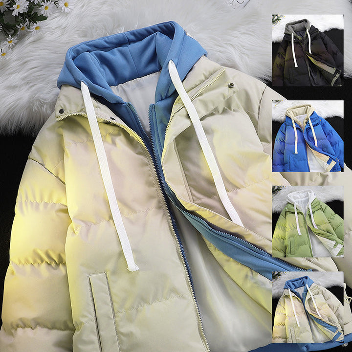 Dam kviltad med huva kviltad jacka med Integrated Sweatliner och två-Layer design