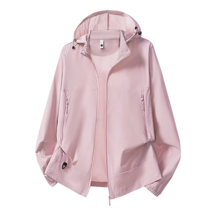Herr Lätt Softshell Övergångsjacka med Huva, Vind och Vattenavvisande Skal &amp; Justerbar Dragsko Fåll