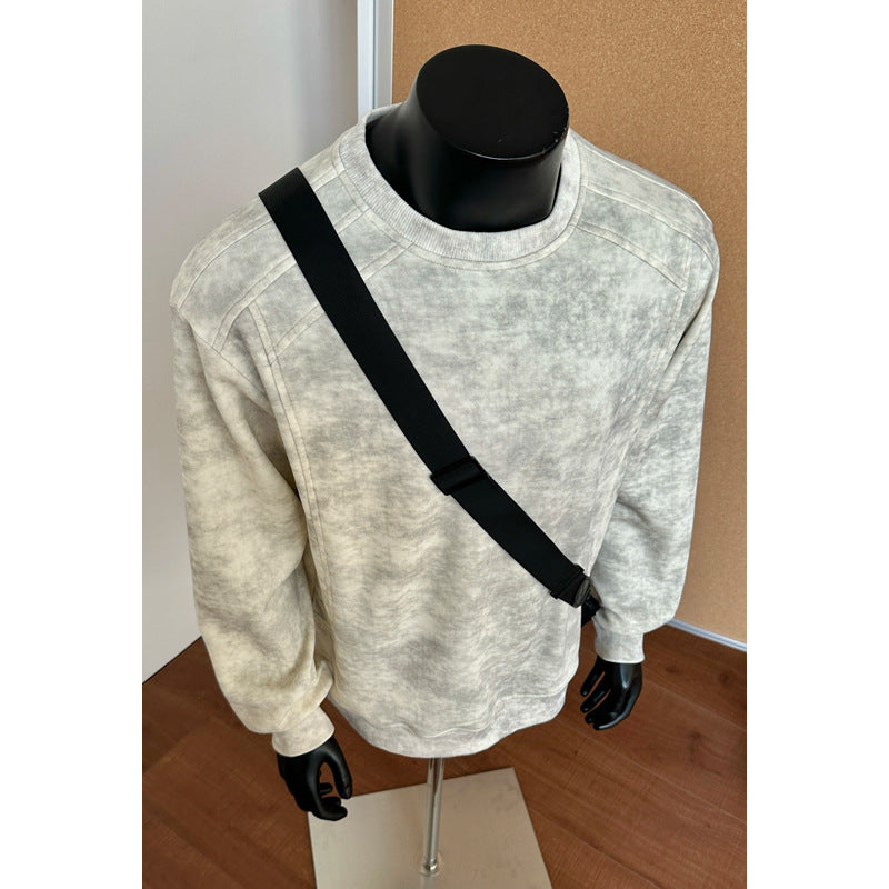 Herr Stilren College-Tröja med Praktisk Axel Strap