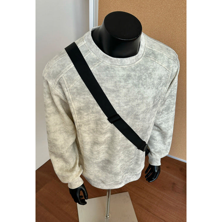 Herr Stilren College-Tröja med Praktisk Axel Strap