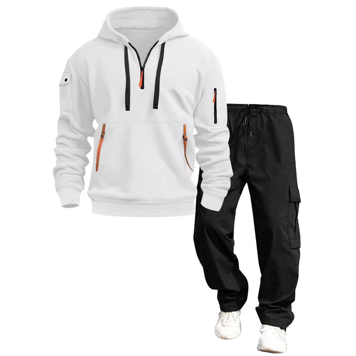 Herr Ledig Luvtröja och Jogging Byxor