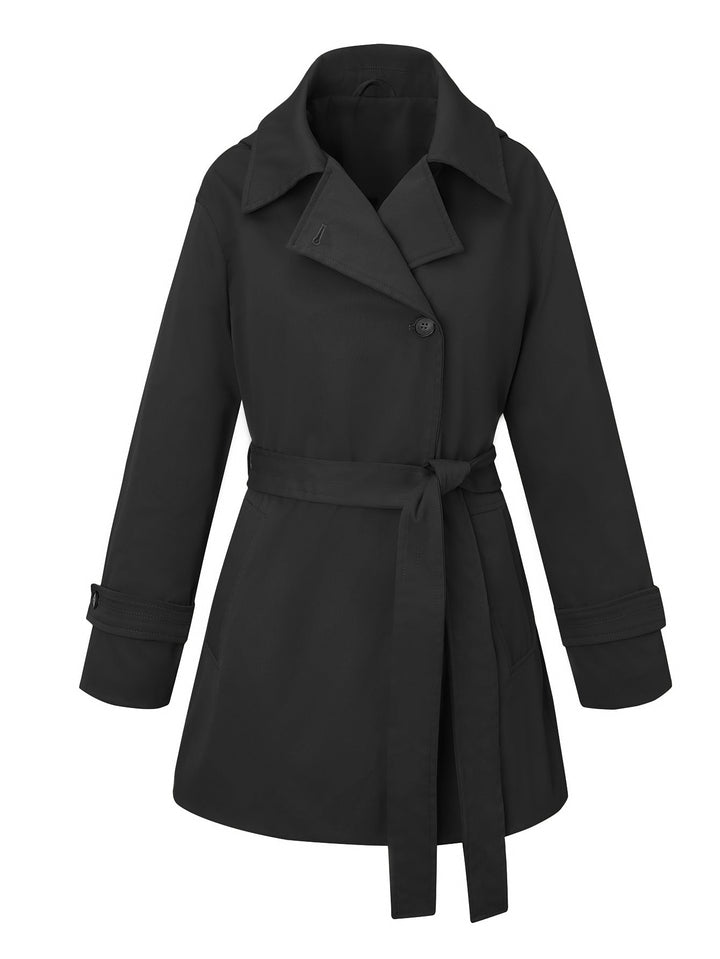 Dam Elegant och Tidlös Trenchcoat
