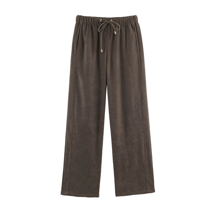Dam kort jacka in velour look med huva, hellång dragkedja och fåll med dragsko