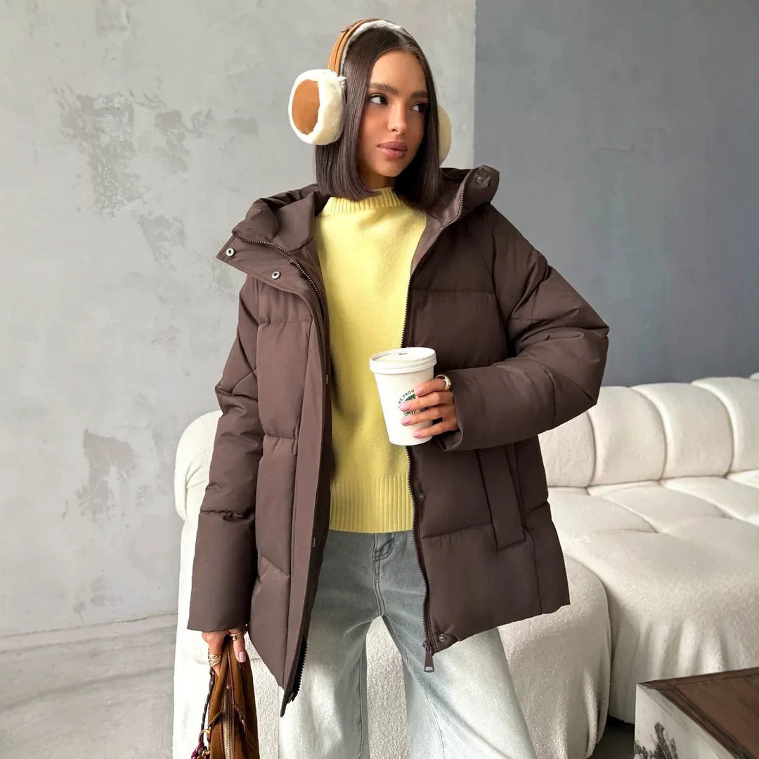 Dam modern oversized dunjacka