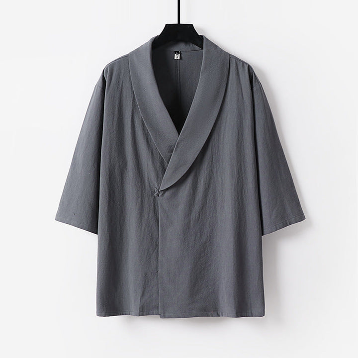 Dam oversize Kimono blazer med shawl krage