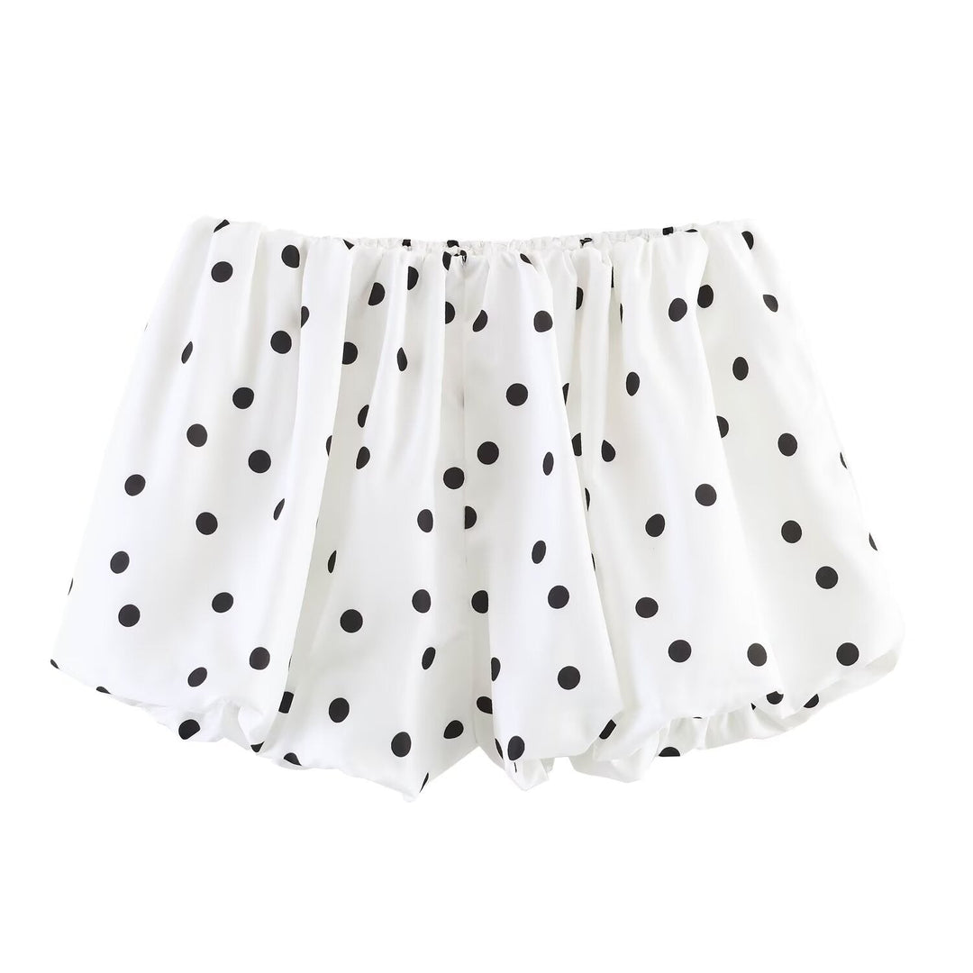Dam Prickig Prick Kort Utilityjacka med Stå Krage och Drawstring