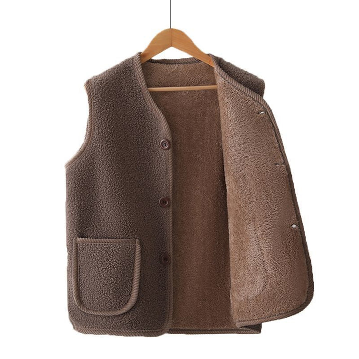 Dam mysig väst tillverkad av Teddy fleece