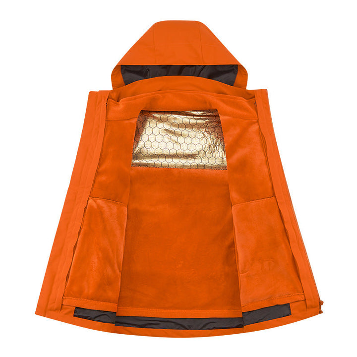 Dam Multi-komfort softshell jacka med avtagbar fleece foder och justerbar huva