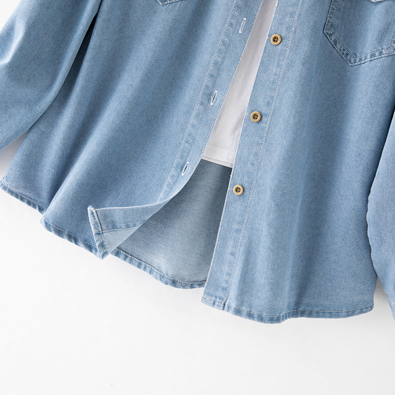 Dam Denim Skjortjacka