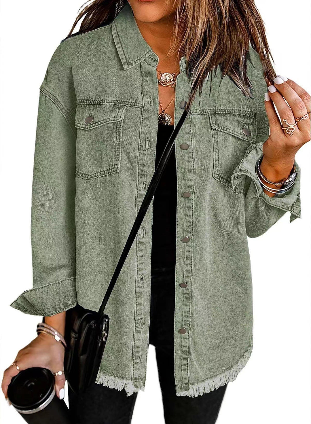 Denim Skjorta Jacka