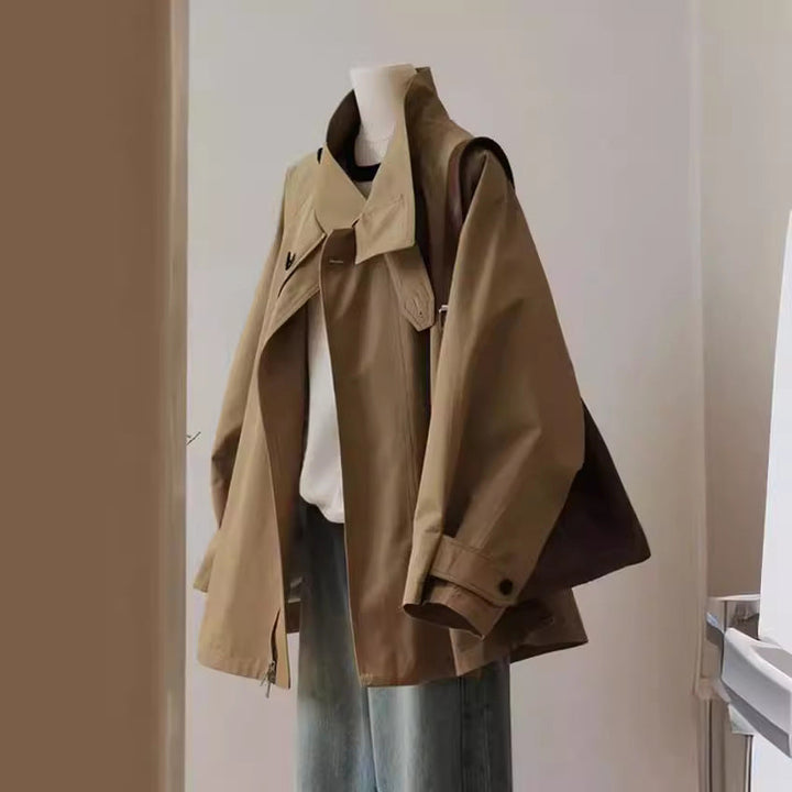 Dam avslappnad oversize Utility jacka