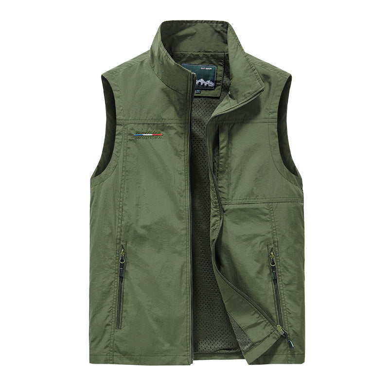Herr Thermo Sleeveless Väst med Teddyfoder och Dragkedja