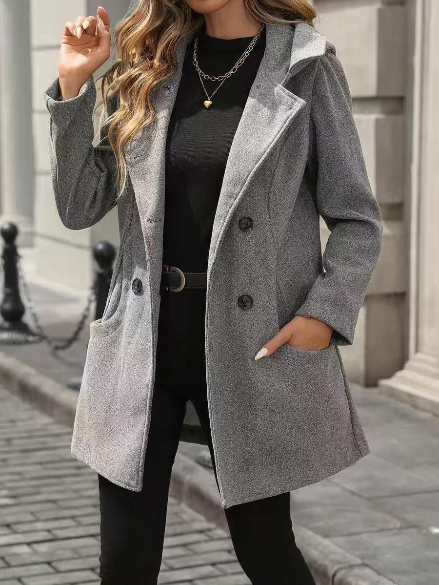 Dam elegant och stilren ulljacka