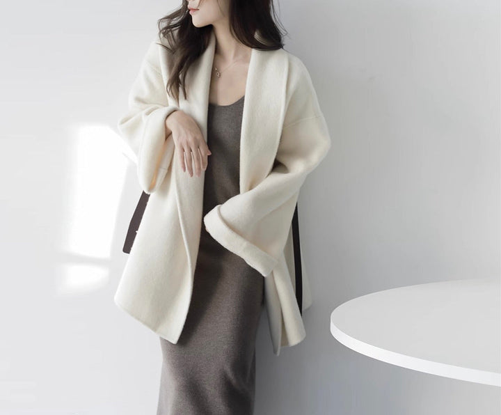 Dam stilren och elegant Wrap jacka