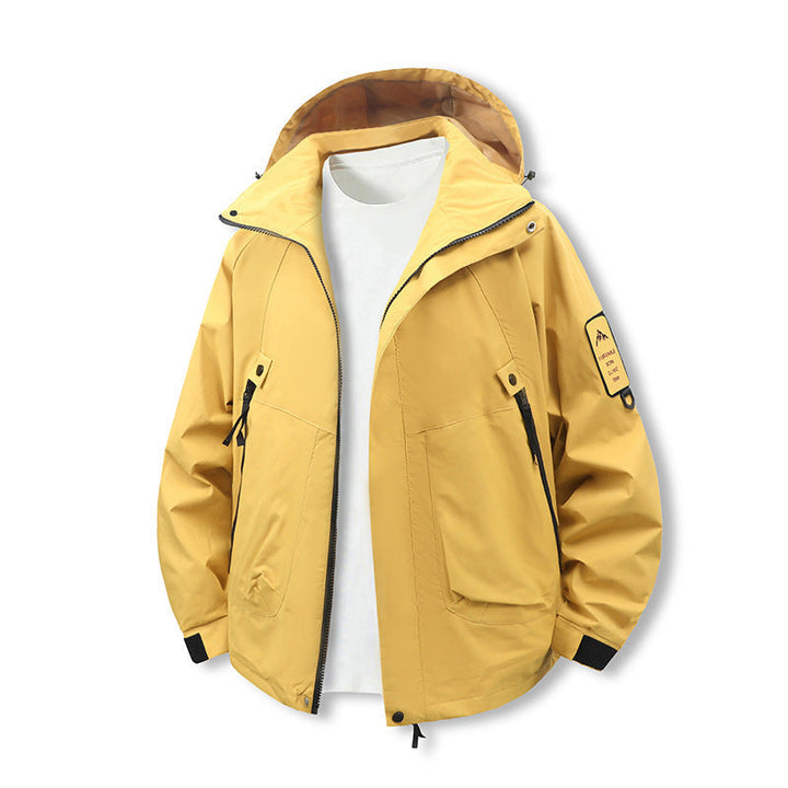 Herr Vind och Vatten Resistent softshell funktionsjacka med huva