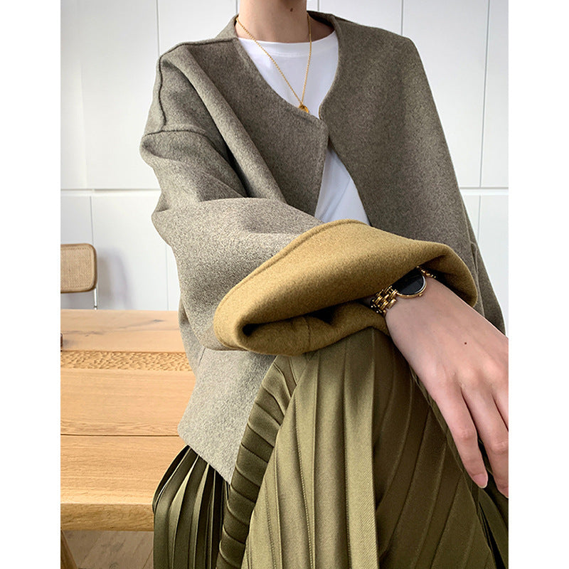 Dam Cozy och elegant oversize jacka