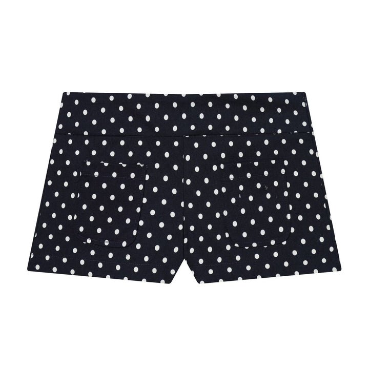 Dam lätt kort Transition jacka med ståkrage, Polka Dot tryck och dragsko