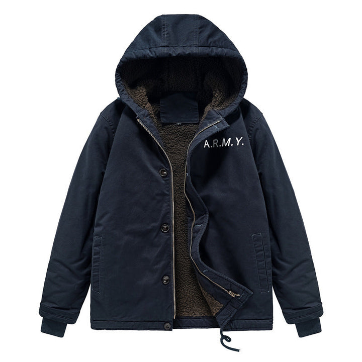Herr Praktisk Teddy Fleece Jacka