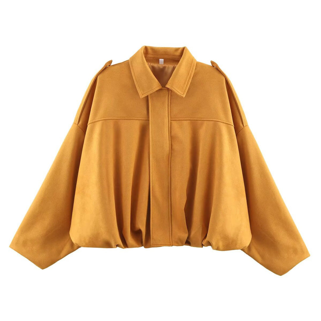 Dam Streetstyle Oversize Skjortjacka