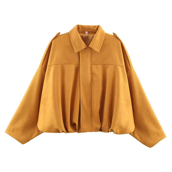 Dam Streetstyle Oversize Skjortjacka