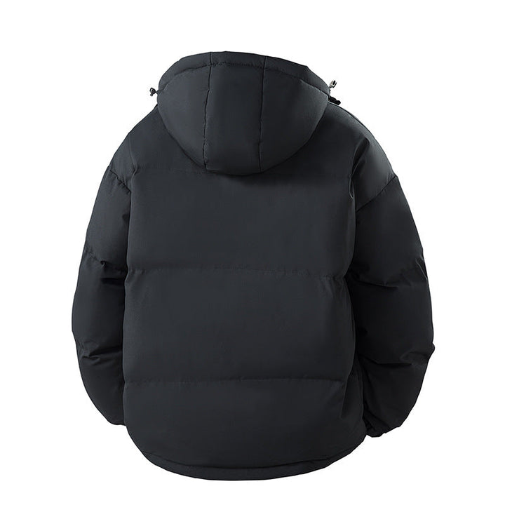 Herr Quiltad Jacka med Huva med Termisk Foder och Vadderad Insulation Drune