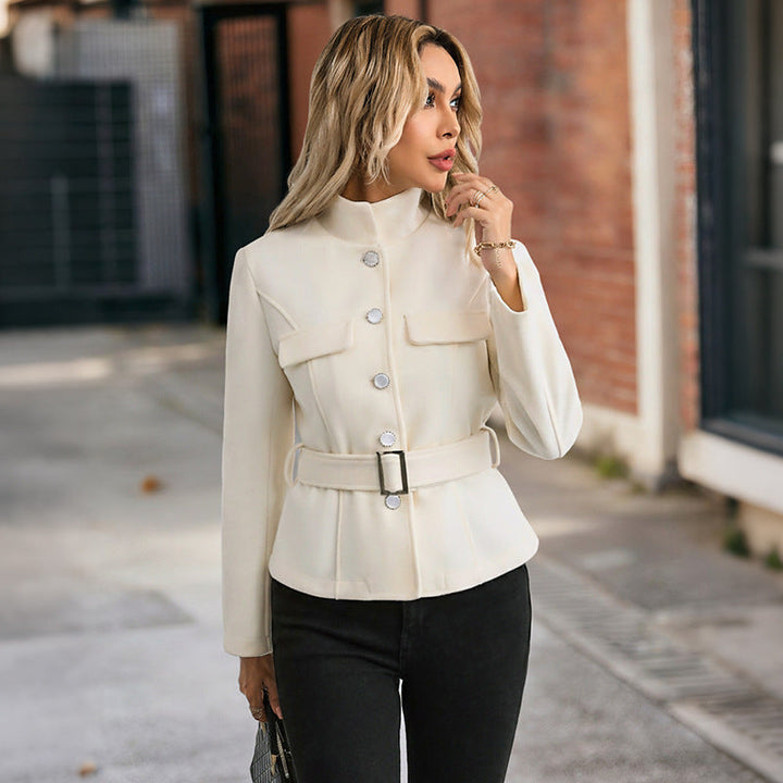 Dam Elegant Utilityjacka med Patch Fickor