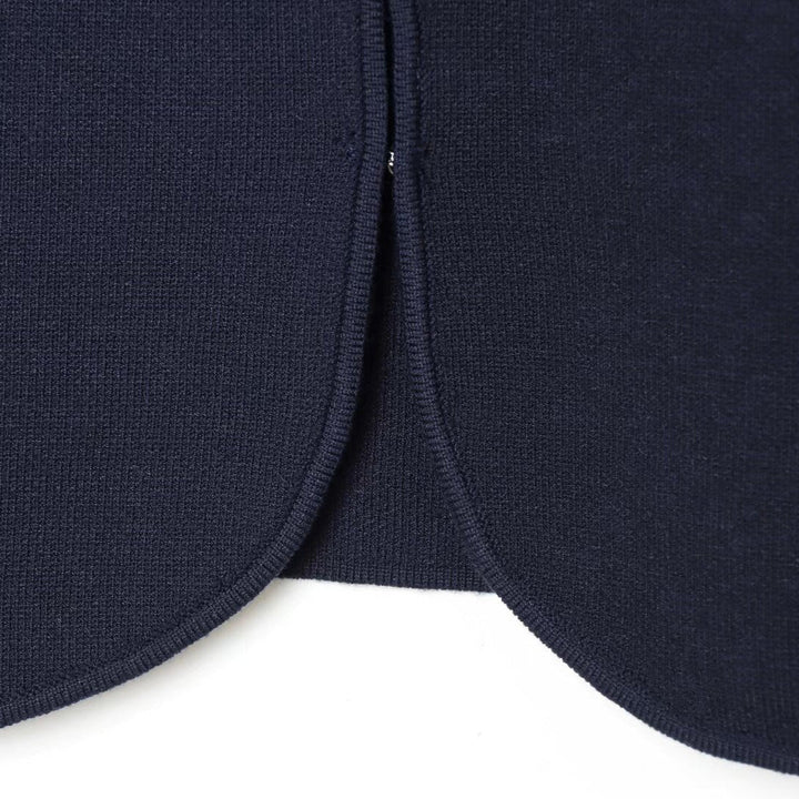 Dam Kort Textured Shacket Jacka med Stå Krage, Dekorativ Row Knappar och Extended Muddar