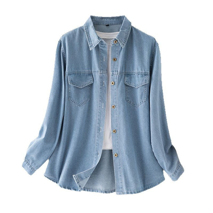 Dam Denim Skjortjacka