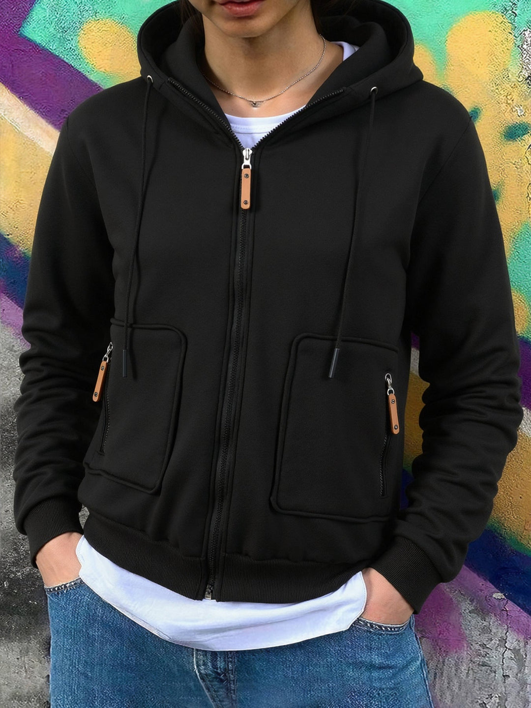 Herr Athletic Fleece Jacka