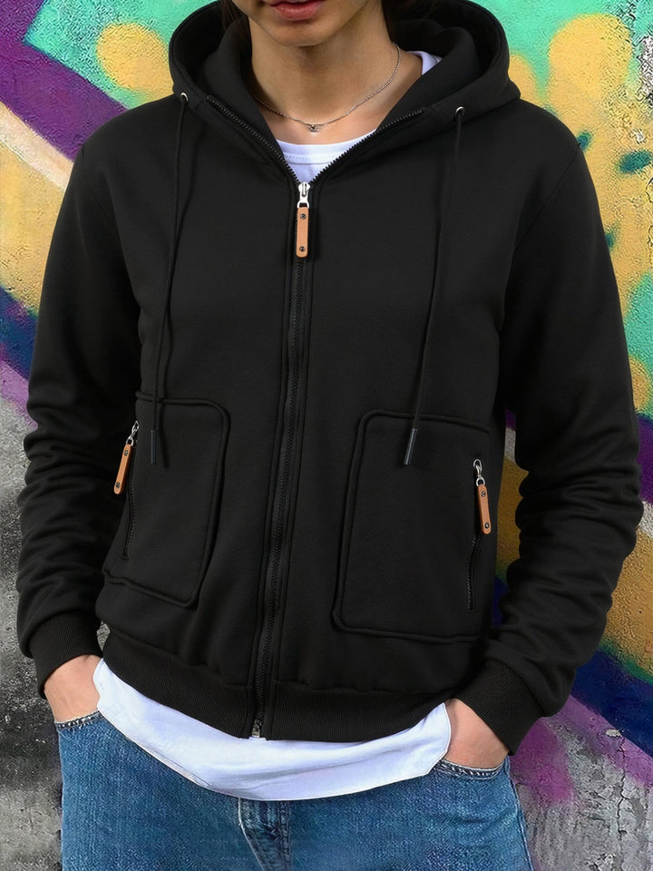 Herr Athletic Fleece Jacka