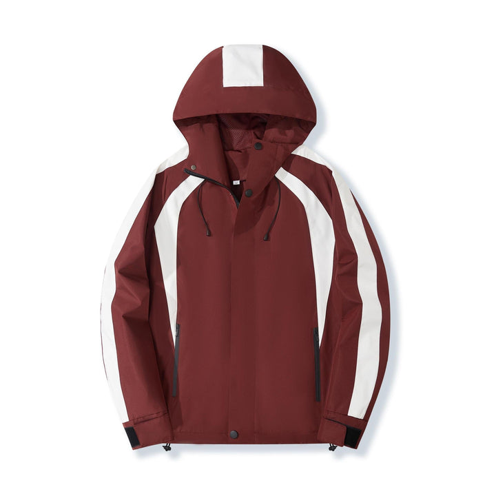 Dam Urban med huva Anorak med kontrasterande Panels, Mesh foder &amp; justerbar fåll