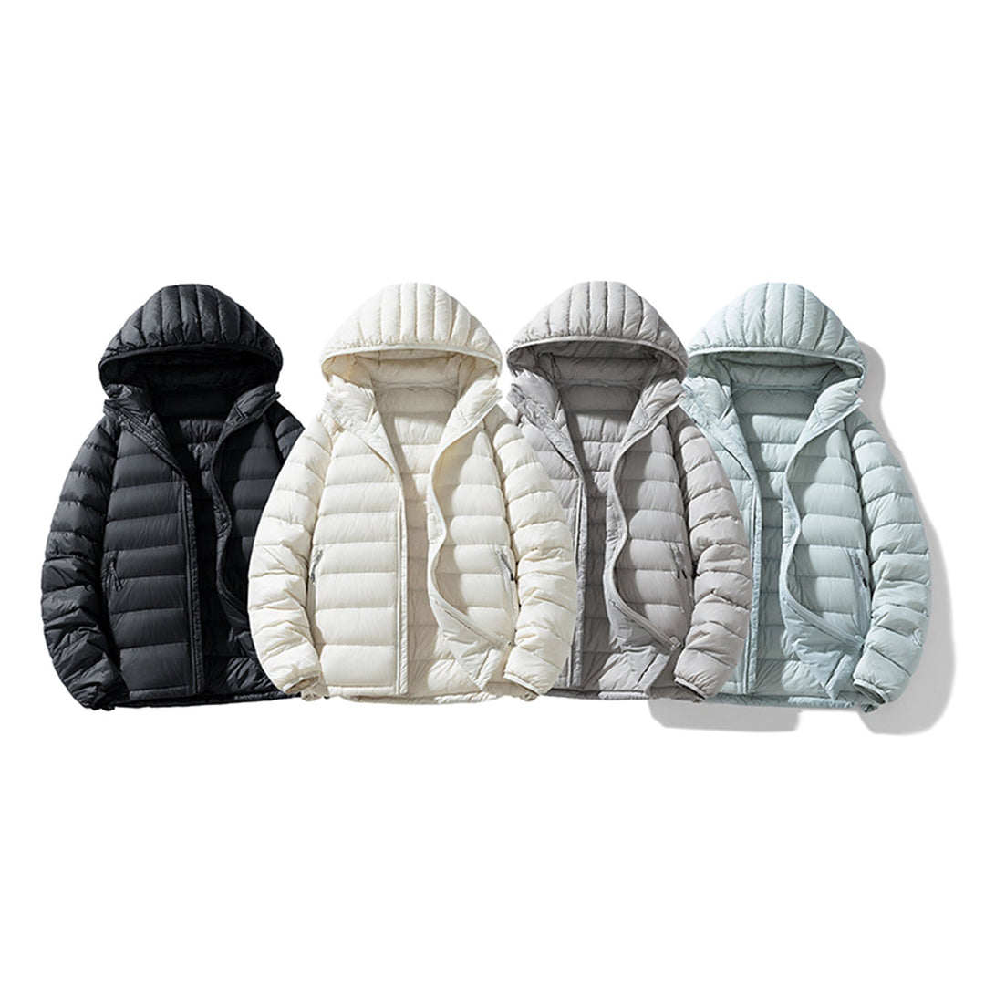 Dam Lätt Gesteppte Kapuzen‑steppjacke med Thermoisolierung