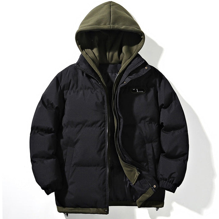 Dam Vadderad Oversize Vadderad Jacka med Huva, Drawstring &amp; Elastic Muddar