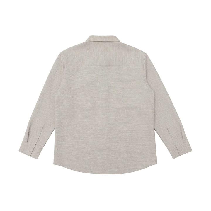 Dam Overshirt Jacka med Lockfickor och Concealed Press Stud Slå