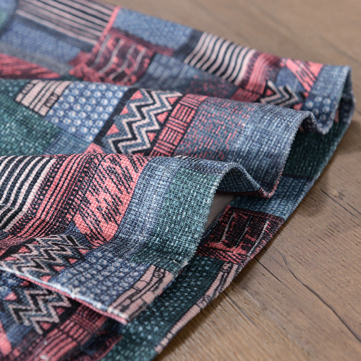 Herröverskjorta i Patchwork Look med Applied Bröstfickor