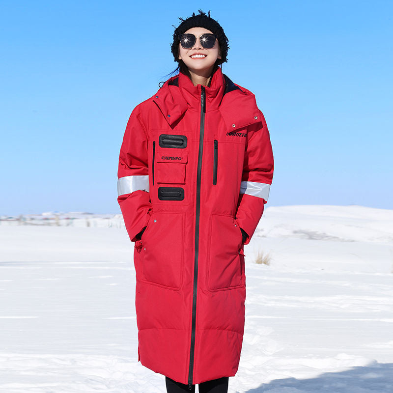 Herr Warming Vattentät Vinter Parka med Huva och Reflective Detaljer